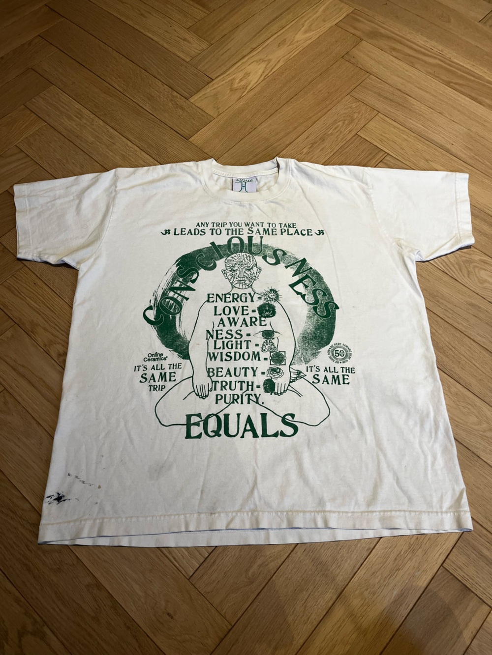 Online Ceramics Ram Dass Consciousness t-shirt